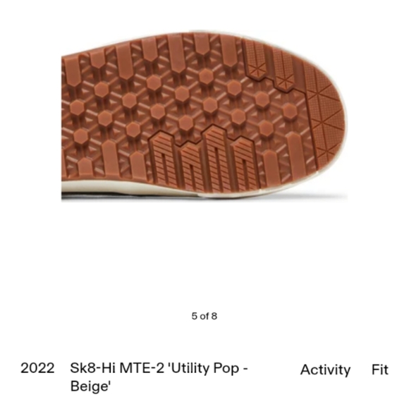 Vans Sk8-Hi MTE-2 \'Utility Pop - Beige\' main image 4